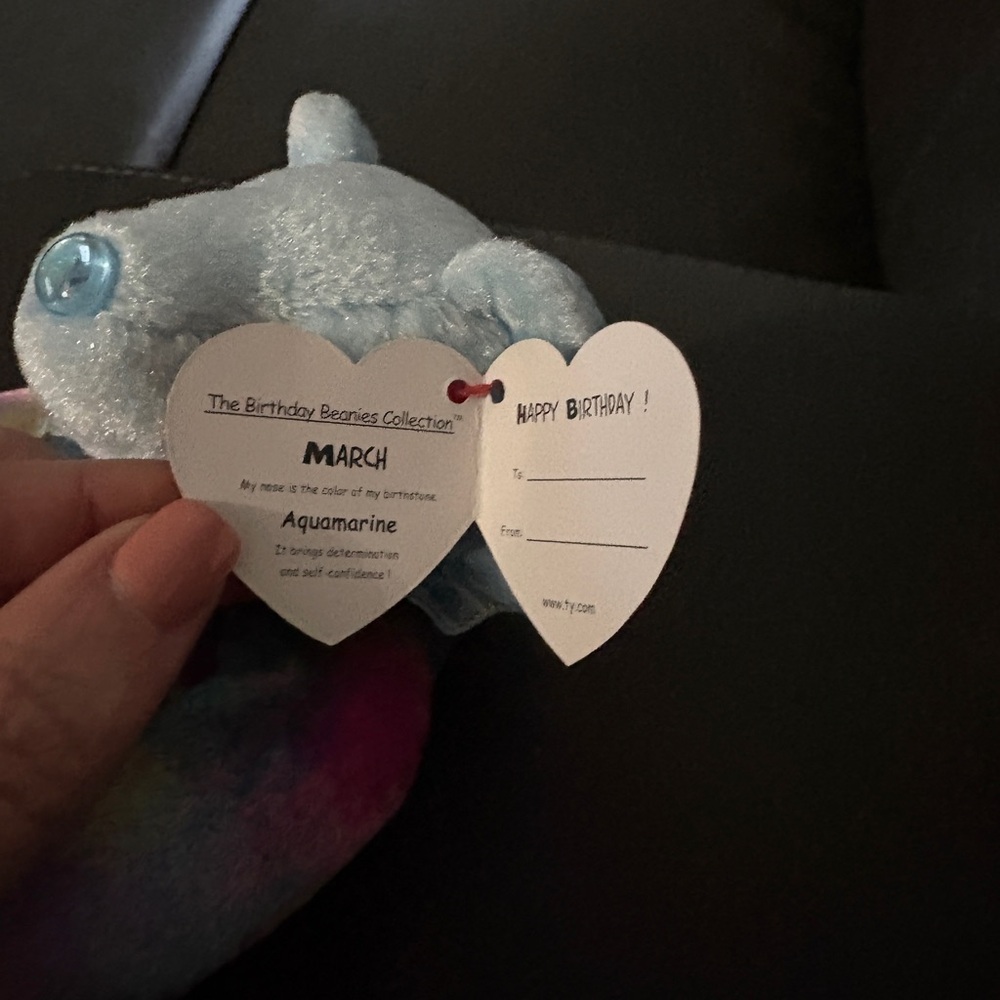 Ty Aquamarine Dolphin Plush